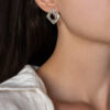 1811 Siena silver earrings
